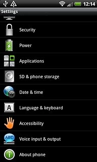 Press SD & phone storage.