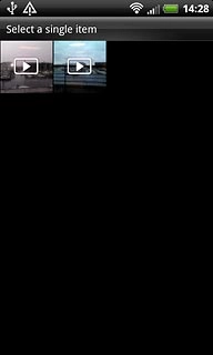 Press the required video clip.