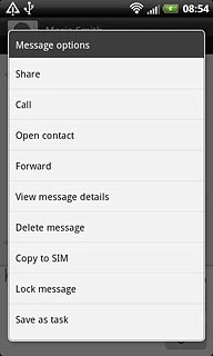 Press Delete message.