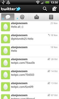 Press the new message icon.