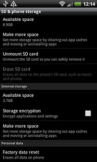 Press Factory data reset.
