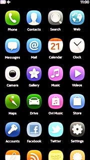The flight mode icon shows that flight mode is turned on.Further information:Turn flight mode on or off