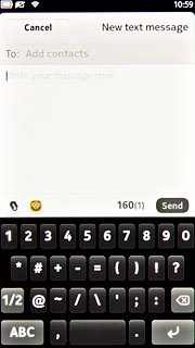 Press the required number or the required symbol.