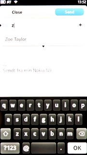 Key in the first letters of the required contact.Matching contacts are displayed.Press the required contact.