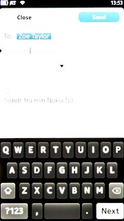 Press Subject and key in the required subject.