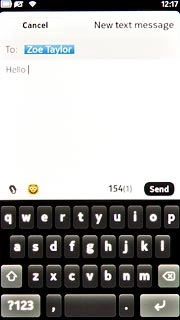 Press the attachment icon.