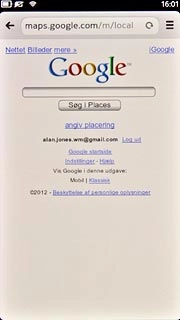 You can now use the application.Please note that Google Maps isn't part of the original application package and therefore only a general description is given here.You have the following options:Plan a routeView directionsView street viewView traffic informationView current locationView the location of your friendsFind companies