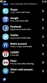 Press Nokia account.