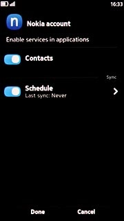 Press Done.Your Nokia account is activated.