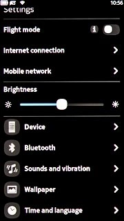 Press Time and language.