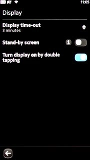 Press Display time-out.