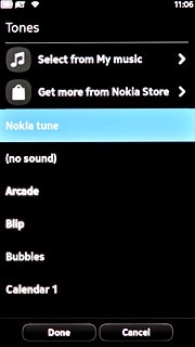 Press Done to confirm.