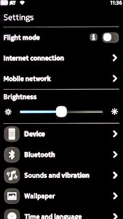 Press Mobile network.