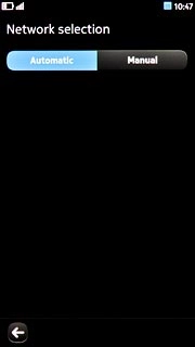 Press Automatic.Wait while your phone finds the network.