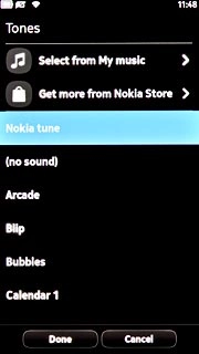 Press Done to confirm.