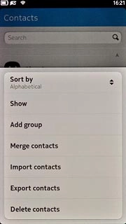Press Merge contacts.