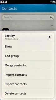 Press Import contacts.
