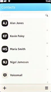 Press and hold Voicemail.