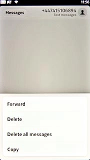 Press Forward.Key in the first letters of the required contact.Matching contacts are displayed.