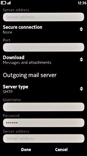 Press Secure connection.
