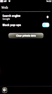 Press Clear private data.