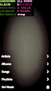 PlaylistsGo to the required audio file or playlist.