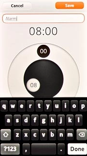 Key in the required name and press Done.