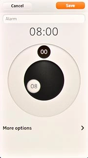 Press Save.Slide your finger across the display to return to standby mode.