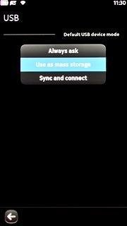 Press the return icon.Slide your finger across the display to return to standby mode.