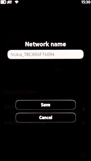 Key in the required name and press Save.