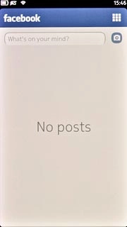 Press What's on your mind?.