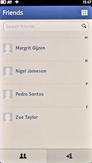 Press the required friend.