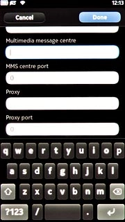 Press the field below Multimedia message centre and key in http://pxt.vodafone.net.au/pxtsend