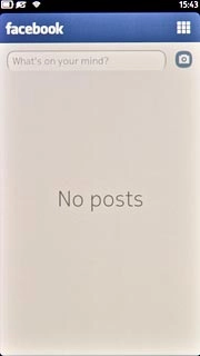 Press the menu icon.