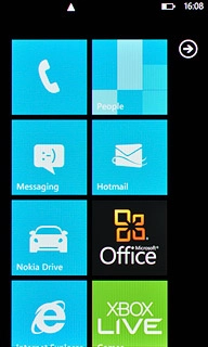 The battery icon shows the remaining battery power. The bigger the coloured section of the icon, the more power.Further information: Charge the battery