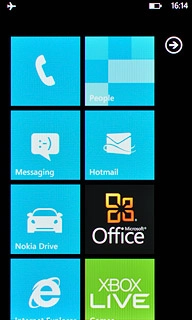 The flight mode icon shows that flight mode is turned on.Further information:Turn flight mode on or off