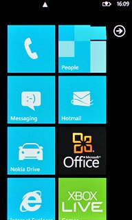 The battery charging icon shows that the battery is charging.Further information: Charge the battery