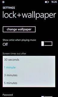 Press the required interval.