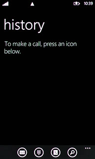 Press the dots in the bottom right corner of the display.