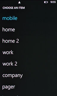 Press the required number type.