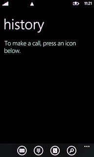 Press the voicemail icon at the bottom of the display.