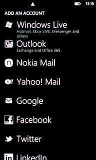 Press the required provider.