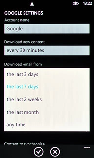 Press the required period or any time.