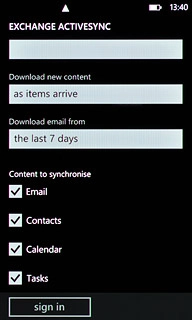 Press the field below Download new content.
