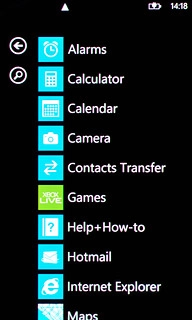 Press Internet Explorer.