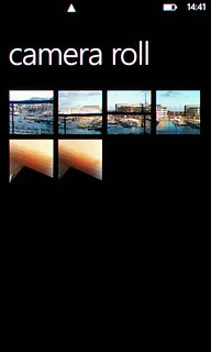 Press the required picture or the required video clip.