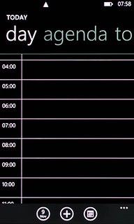 To go to month view:Press the month view icon.