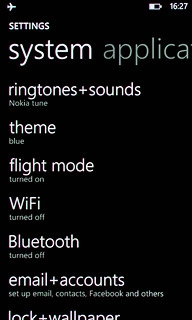 Press ringtones + sounds.