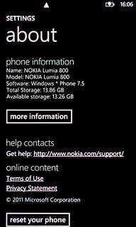 Press more information.