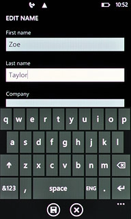 Press the save icon.